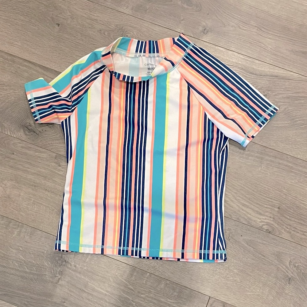 Girl’s Carter’s Swim Shirt Rash-guard